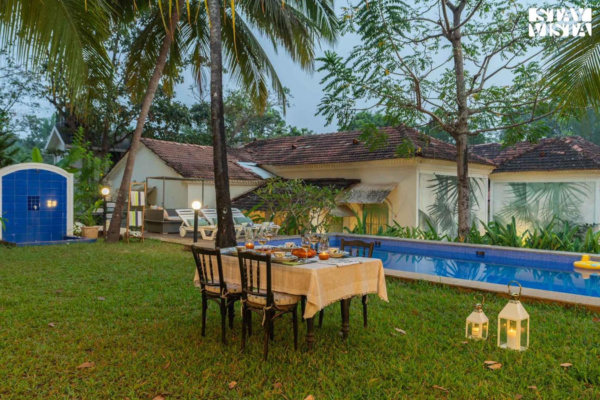 Stayvista At Amalia By Tellado With Pool, Wifi Assagao Buitenkant foto